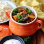 Moroccan chicken and vegetable tagine