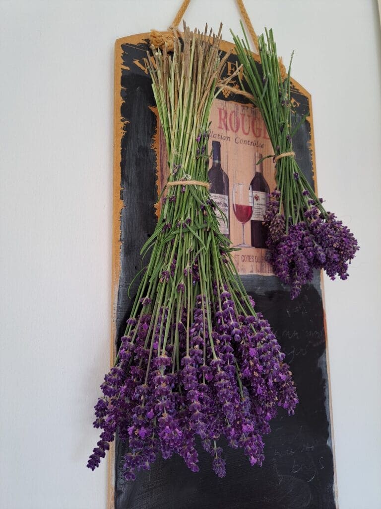 Lavender and lemon shortbread biscuits 