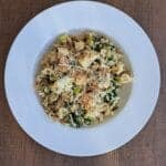 chicken and celeriac risotto bowl