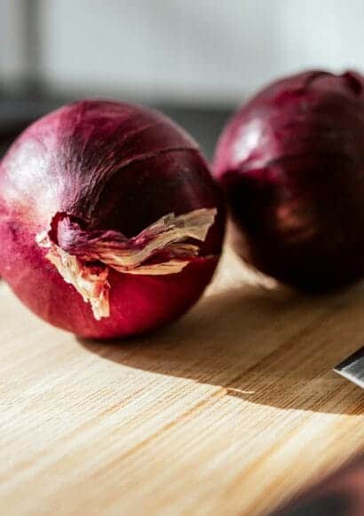 Quick pickled red onions