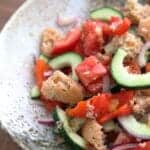 Bowl of Panzanella Salad