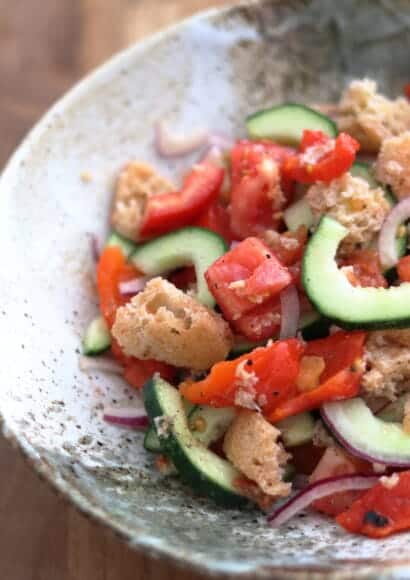 Bowl of Panzanella Salad