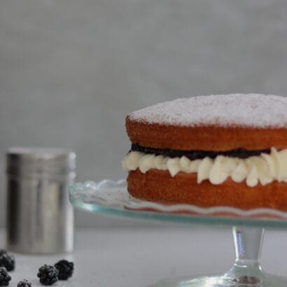 Thumbnail for Victoria Sponge with Blackberry Jam