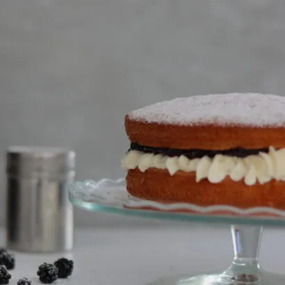 Thumbnail for Victoria Sponge with Blackberry Jam