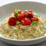 roasted cherry tomato risotto