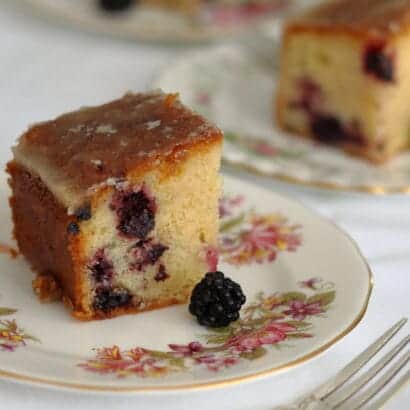 Thumbnail for Blackberry and lemon drizzle cake