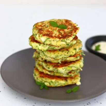 Thumbnail for Crispy Courgette and Feta Fritters