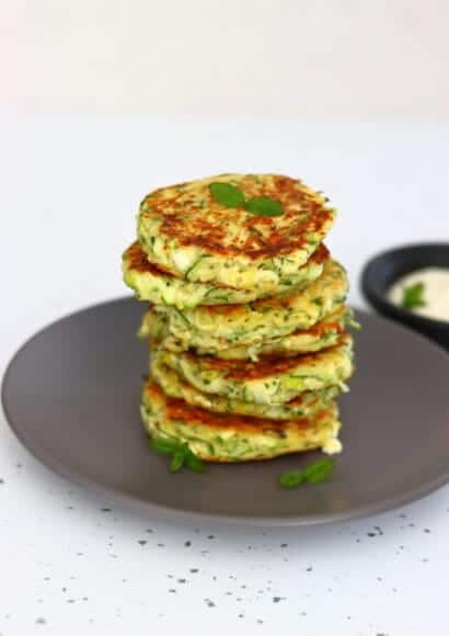 courgette and feta fritters
