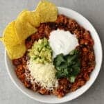 Turkey and Black Bean Chilli