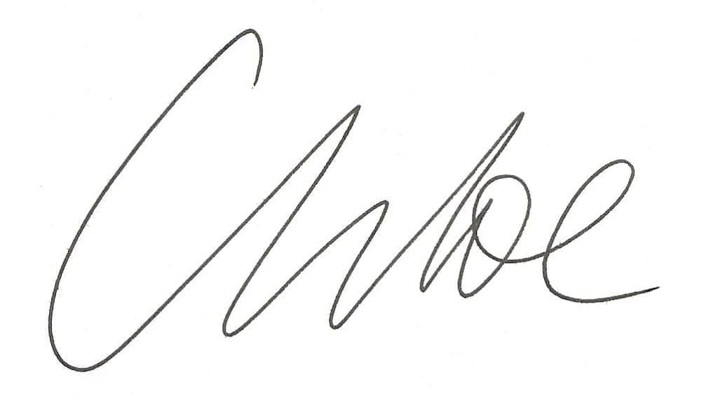 Chloe's signature