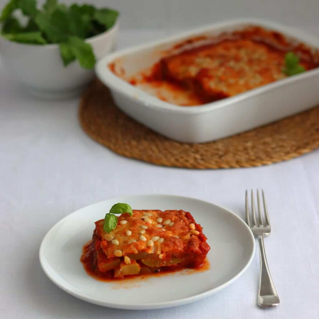 Courgette (Zucchini) Parmigiana