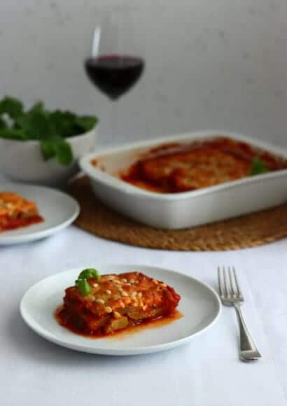 Courgette (Zucchini) Parmigiana