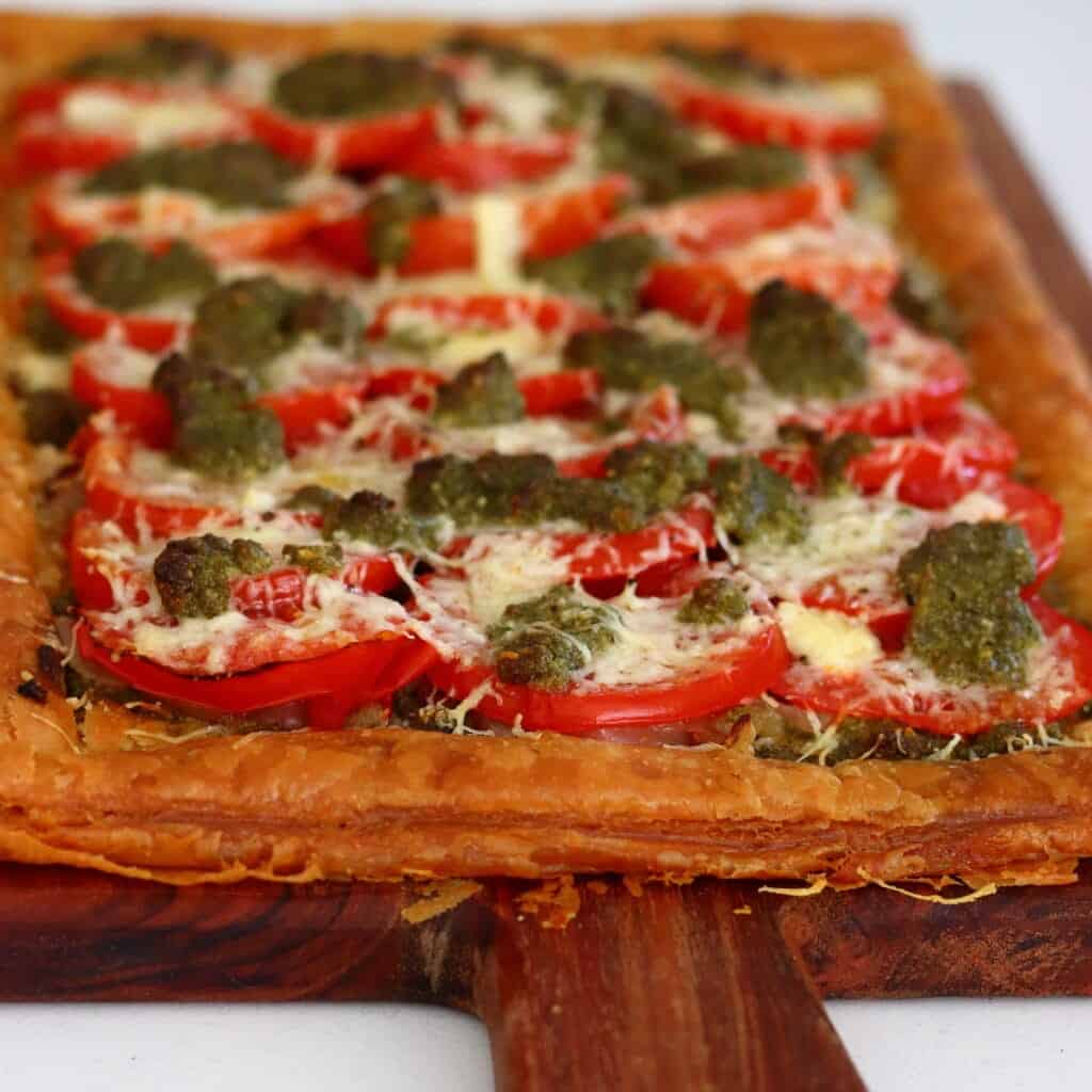 Simple Cheese & Tomato Tart