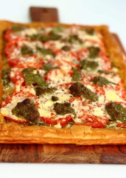 Simple Cheese & Tomato Tart