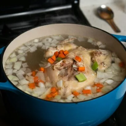 Thumbnail for Leftover Roast Chicken Stock