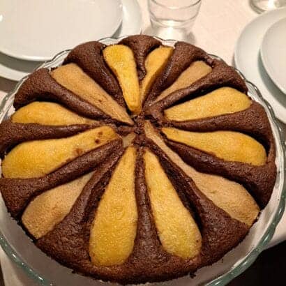 Thumbnail for Flourless Chocolate Pear Cake