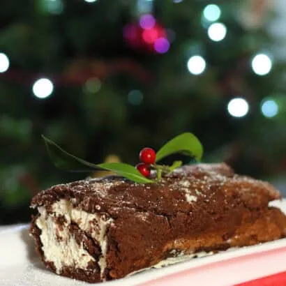 Thumbnail for Creamy Chocolate Log for Christmas