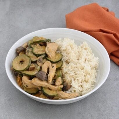 Thumbnail for Chicken, Courgette and Mushroom Stroganoff