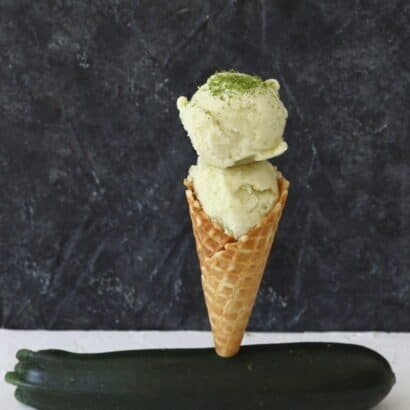 Thumbnail for Refreshing courgette, coconut and lime ice