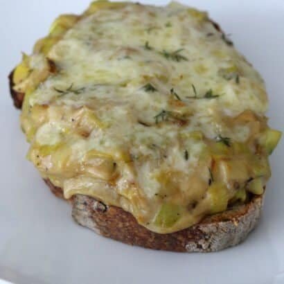 Thumbnail for Cheesy Leek Rarebit on Toast