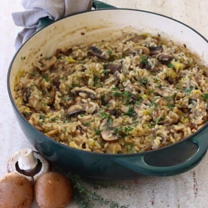 Thumbnail for Mushroom and Leek Risotto